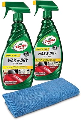 Turtle wax 50834 cire et séchage en 1 étape - 26 oz. paquet