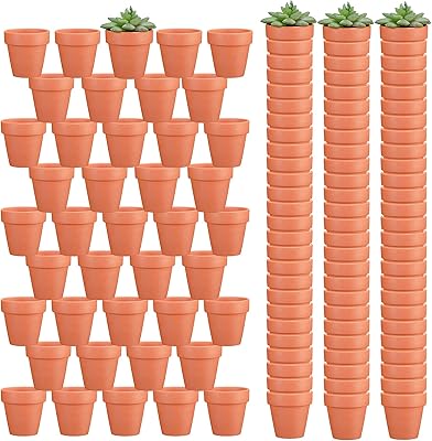 Paquet de 120 mini pots en terre cuite de 3 pouces jardinières. Diaytar : Votre destination shopping préférée au Sénégal