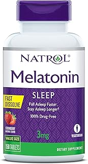 Comprimés de métonine à dissolution rapide natrol (3 mg) - 150 pièces