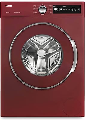 Machine à laver marron avec fonction vapeur, 8 kg de vestel, fabriquée