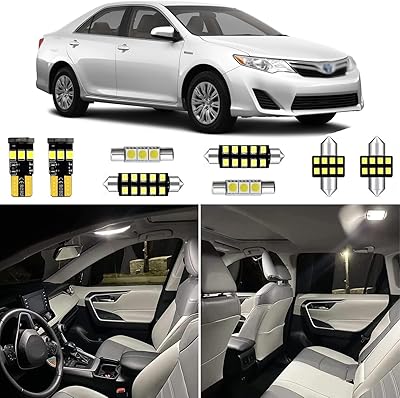 Kit d'éclairage intérieur led blanc 11 pièces pour toyota camry 2012 2013 2014 2015 2016 2017 2018 2019 2020 2021 toyota camry 6000k ultra lumineux 6000k avec outil d'installation. Diaytar : Votre shopping, nos meilleurs prix