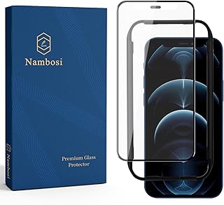Protecteur d'écran mat nambusi pour iphone 12/iphone 12 pro 6,1 pouces, antireflet