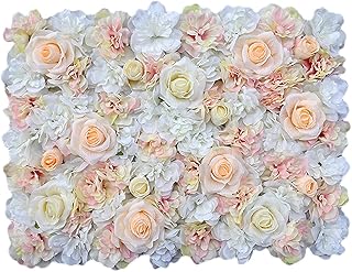 Yngjuencp décoration murale de fleurs artificielles 24"x 16" peinture de fleurs en soie