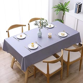 Hqjhqs nappe rectangulaire en pvc vinyle plastique imperméable résistante à l'huile et aux
