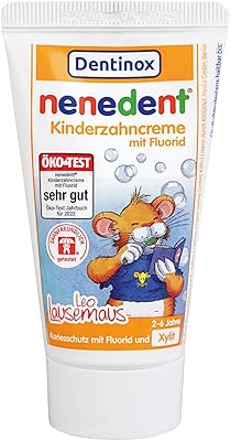 Dentifrice pour enfants nenedent dentinox au fluorure pack de 12 x 50 ml