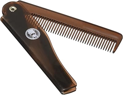 Peigne à moustache et barbe pliable compact sir reginalds 1 unité