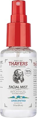Spray tonique pour le visage à l'aloe vera et à l'hamamélis thayers, non