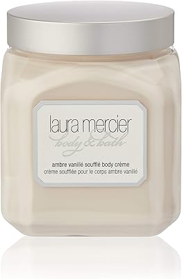 Laura mercier ambre vanille crème pour le corps soufflé pour femme, 12 oz