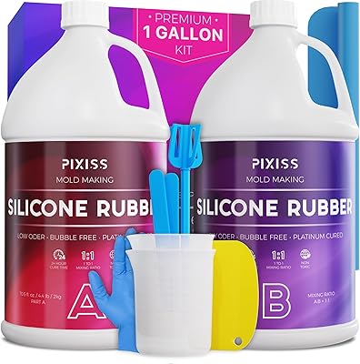 Kit de fabrication de moules en silicone caoutchouc de silicone liquide sans bulles