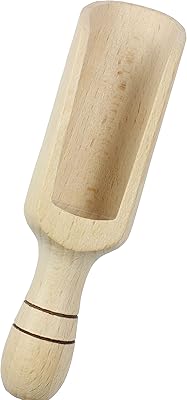 Grande cuillère en bois efo cuillère à sel de bain rustique polyvalente