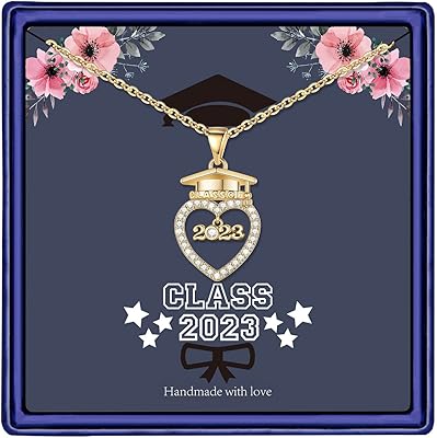 Cadeaux de remise de diplôme 2023 pour elle collier de casquette 2023 cadeaux