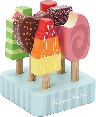 Ensemble de sucettes glacées amusantes li toy de la collection honey peak jouets