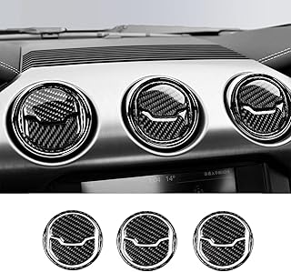 Autocollant d'entrée d'air en fibre de carbone mitomo, accessoires intérieurs pour ford mustang