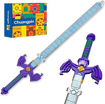 Shuangben bot to master sword building set pour adultes, hyrule legend building sword