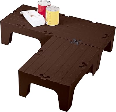 Cambro drs36131 support de fardage avec étagères solides dessus 36" marron