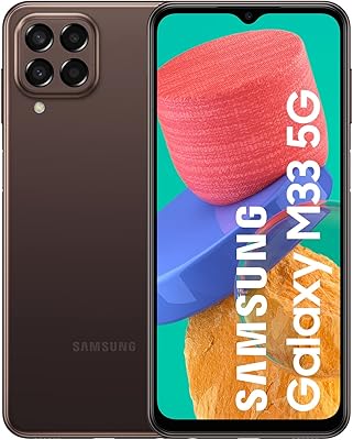 Samsung galaxy m33 5g, smartphone android sans contrat, écran infinity-otft de 6,6 pouces