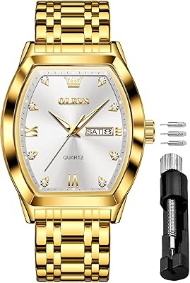 Montre de luxe pour homme avec motif diamant, analogique, mouvement à quartz, affichage