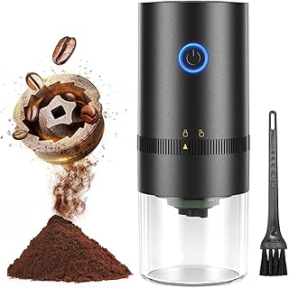 Moulin à café électrique ofrank 4 tasses portables automatiques moulin grains