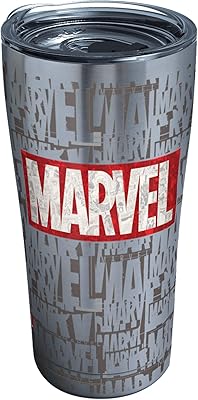 Tasse isotherme à triple paroi avec logo travis marvel 20 oz