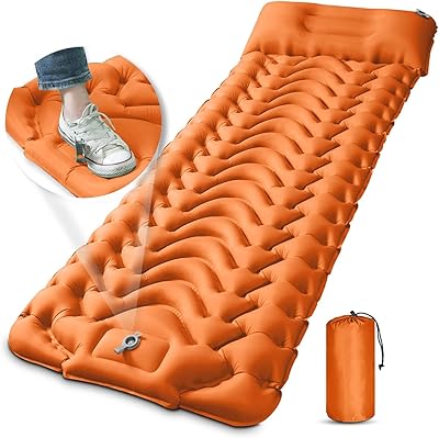 Coussin de couchage de camping skihd tapis gonflable extra épais de 35"