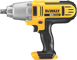Clé à chocs sans fil dewalt 20 v max avec goupille d'arrêt, 1/2