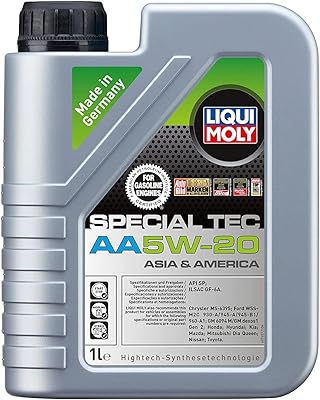 Huile moteur spéciale liqui moly tech aa 5w-20 6/1l