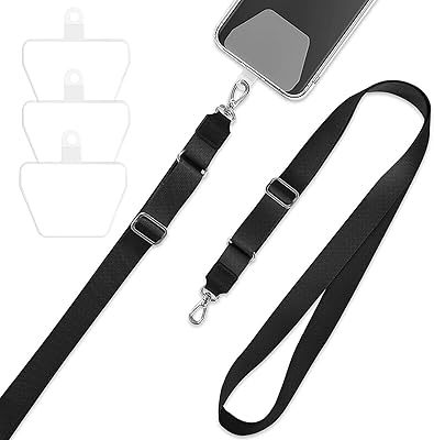 Lanière de téléphone corde poignet et lanière de cou en v sangle réglable