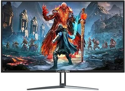 Moniteur de jeu plat fhd gameon 32 pouces, 165 hz, 1 ms, noir
