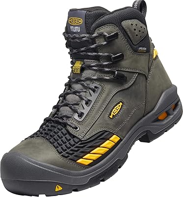 Bottes de travail imperméables keen utility troy pour hommes 6 pouces