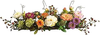4665 arrangement de fleurs en soie de petites pivoines mélangées presque naturelles, 26"