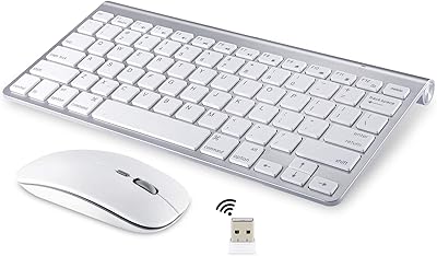 Clavier et souris sans fil compatibles avec les tablettes imac, macbook, windows