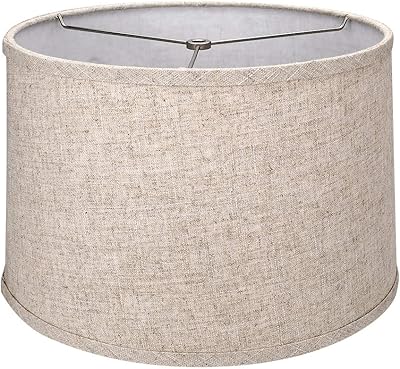 Tutu star grand abat-jour marron en forme de tambour pour lustres, lampadaire