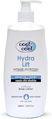 Cool & cool hydra lift lotion corporelle pour peaux sèches | huile d'argan