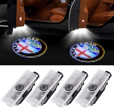 Zhongyu feux de porte de voiture led pour alfa romeo, lumière d'ombre fantôme