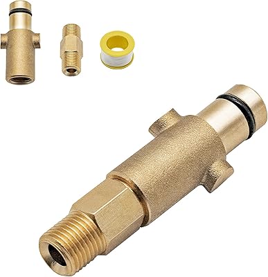 Adaptateur de filetage mâle pour nettoyeur haute pression derasal, adaptateur de canon à