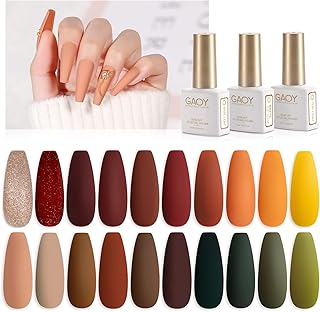 Ensemble de vernis à ongles gel uv goi avec top coat mat