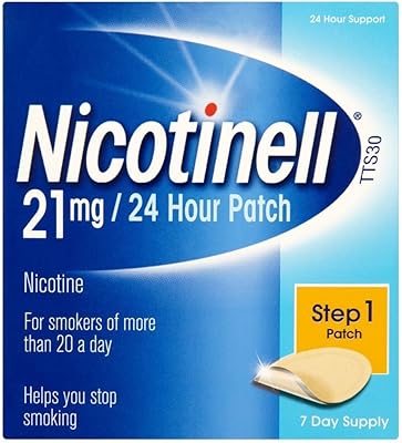 Nicotinell patch à la nicotine, étape 1 pour arrêter de fumer, patch 24