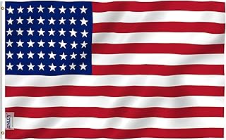 Drapeau américain 48 étoiles inly de fly breeze couleurs vives et résistantes