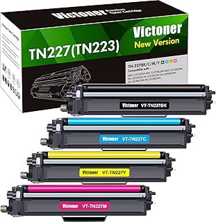 Victoner cartouche de toner de remplacement compatible pour brother tn227 tn 227 tn223 tn-227 tn227bk hl-l3270cdw mfc-l3770cdw mfc-l3750cdw hl-l3290cdw hl-l3210cw pour imprimante haut rendement (lot de 4 tn-223bk/c/m/y) ). Diaytar Sénégal : Large gamme, petits prix, grande satisfaction