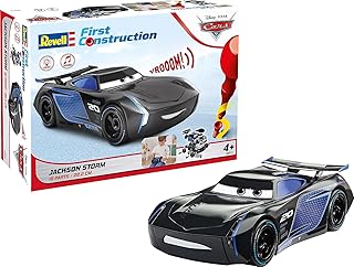 Revel disney cars first jackson storm 00921 (lumière et son) échelle 1:20, noir