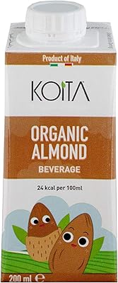 Lait d'amande biologique koita (200 ml) - végétalien, sans ogm, longue conservation