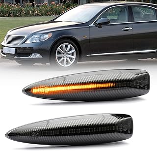 Lexus ls460 11-14 isf 2007-2009 feux de position latéraux à led séquentiels ambre