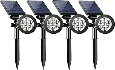 Projecteur solaire lumière de jardin de qualité supérieure éclairage de paysage solaire réglable