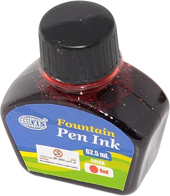 Encre pour stylo plume fis fsik020pre, 6,5 ml, rouge