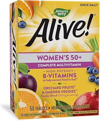 Nature's whey alive! multivitamines complètes pour femmes de 50 ans et plus, favorise
