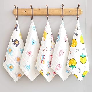 Serviettes pour le visage de bébé serviettes naturelles 6 épaisseurs