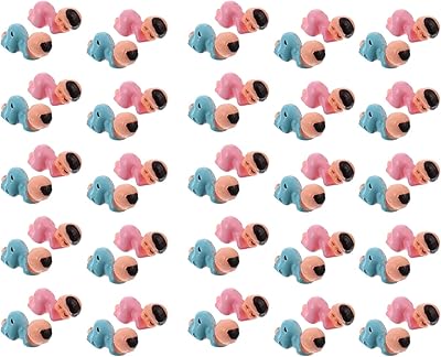 Toyvian vente en gros 50pcs poupées endormies miniatures pour bébés tout-petits machine à