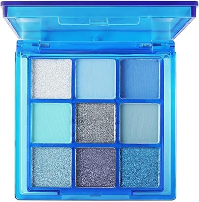 Palette de fards à paupières bleus 9 couleurs palette de fards à paupières mats argent métallisé scintillant imperméable bleu pigmenté. Diaytar Sénégal : Qualité garantie, prix imbattables, livraison rapide