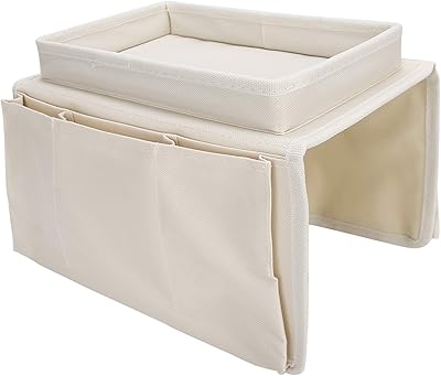 Sac d'accoudoir de canapé 3 poches extérieures divisées sac de rangement de canapé avec plateau. Plus de choix, moins de dépenses avec Diaytar