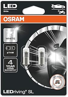 Clignotants led osram tout-terrain uniquement de leadriving® sl t4w blanc 6000k